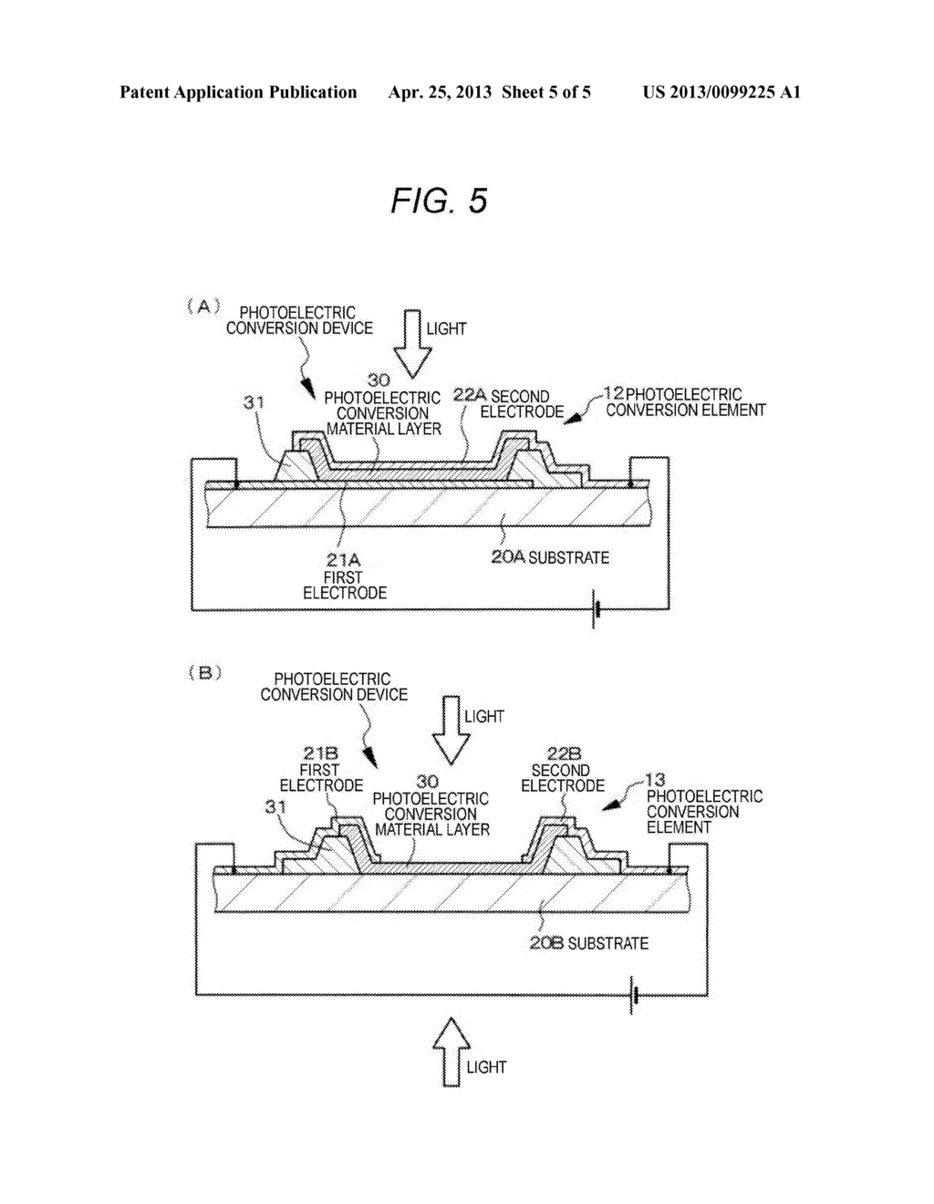 PHOTOELECTRIC CONVERSION ELEMENT AND SOLID-STATE IMAGING DEVICE - diagram, schematic, and image 06