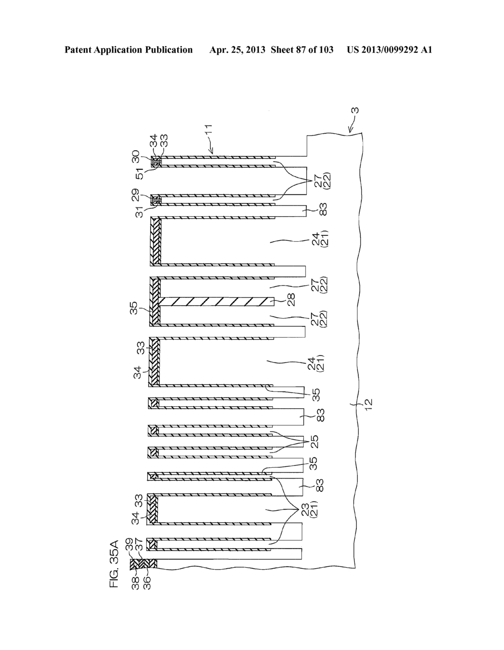 SEMICONDUCTOR DEVICE AND METHOD FOR MANUFACTURING SAME - diagram, schematic, and image 88