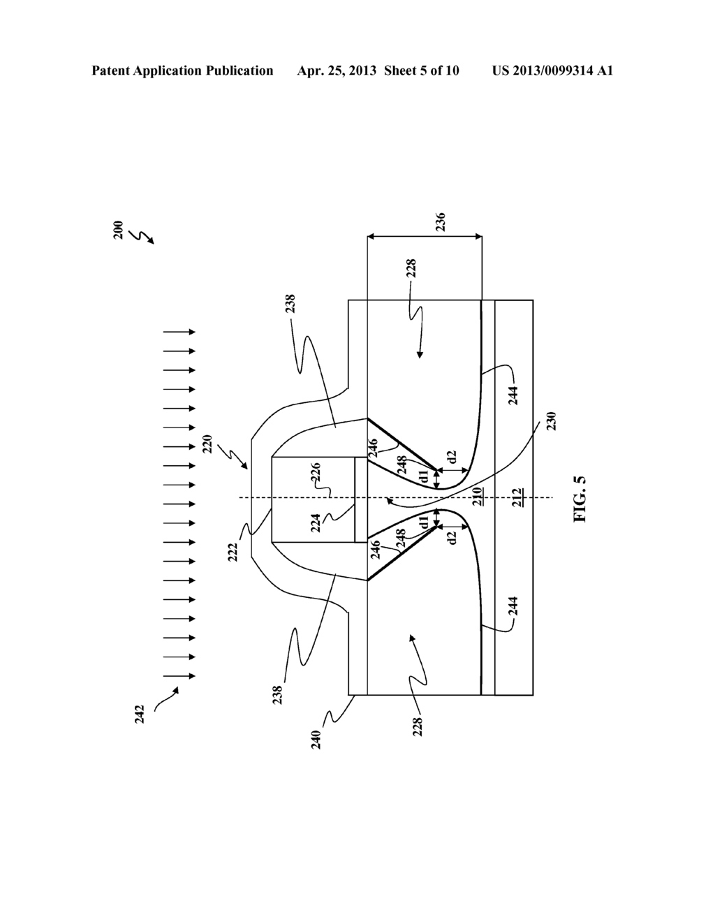 Semiconductor Device With Multiple Stress Structures And Method Of Forming     The Same - diagram, schematic, and image 06