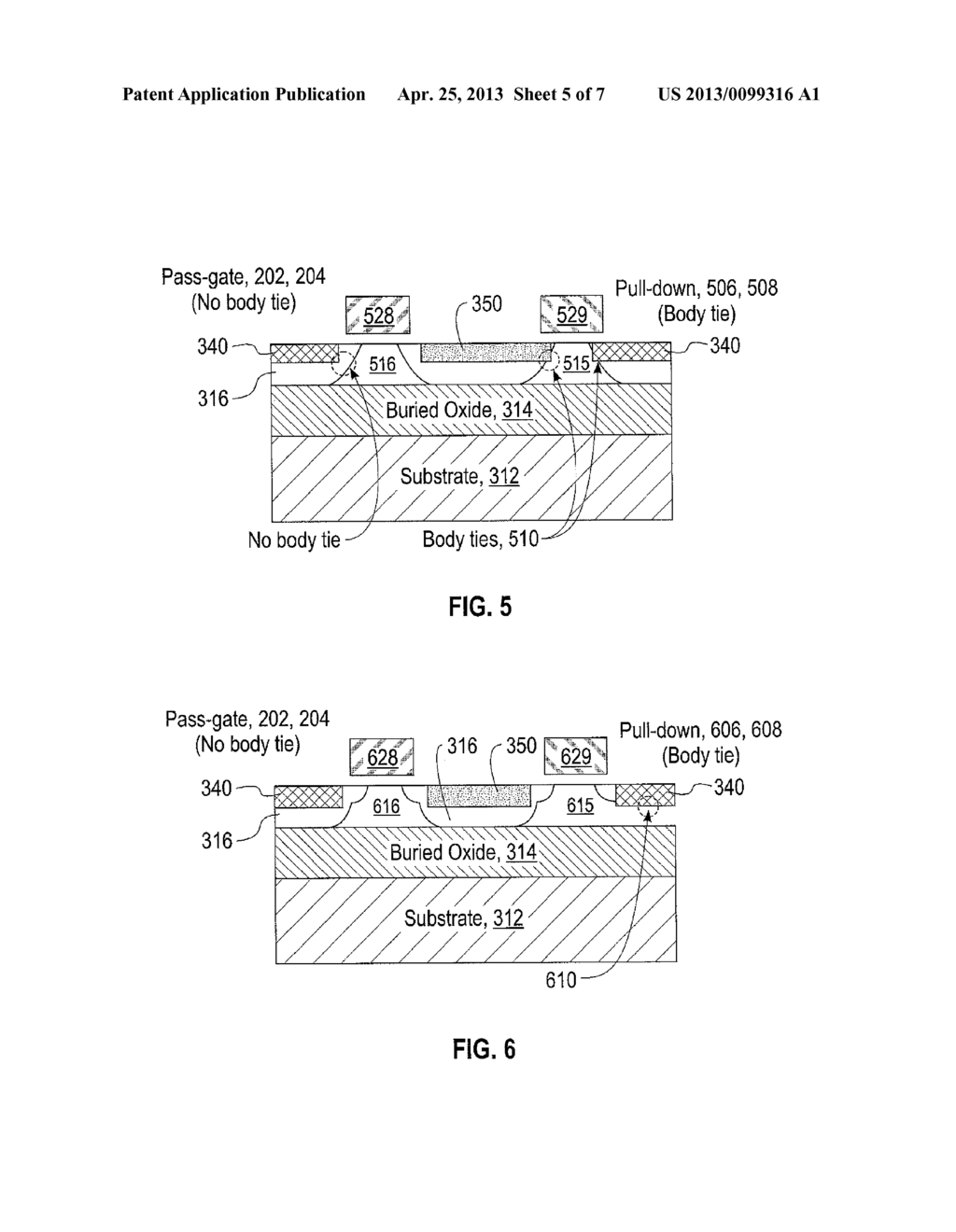 SELECTIVE FLOATING BODY SRAM CELL - diagram, schematic, and image 06