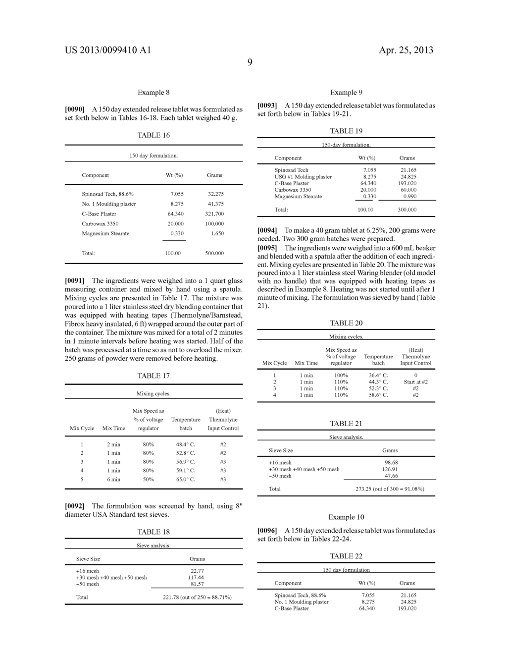 EXTENDED RELEASE TABLET AND METHOD FOR MAKING AND USING SAME - diagram, schematic, and image 10