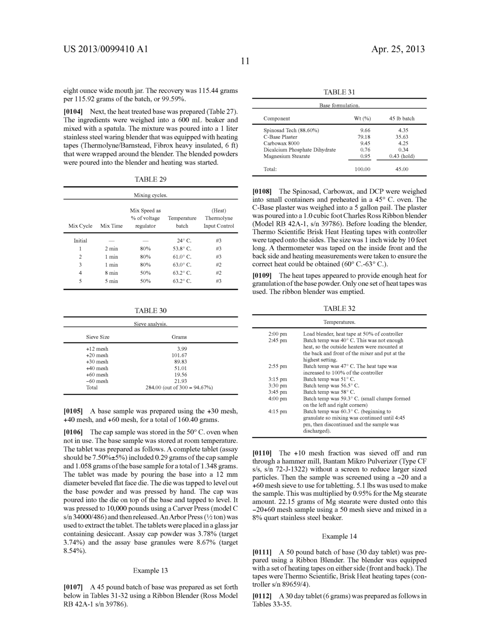 EXTENDED RELEASE TABLET AND METHOD FOR MAKING AND USING SAME - diagram, schematic, and image 12