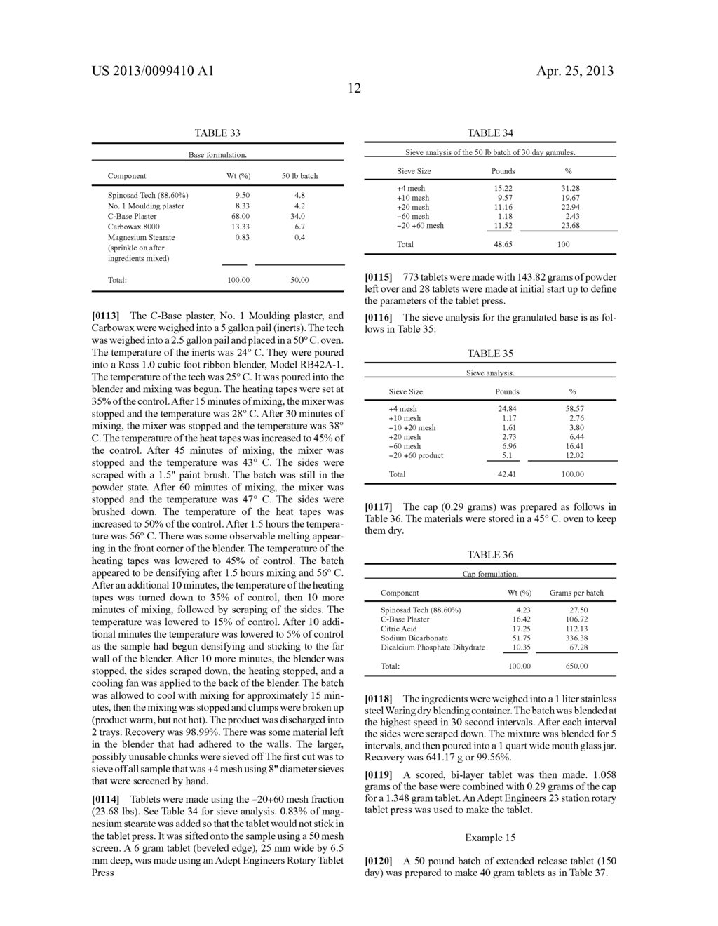 EXTENDED RELEASE TABLET AND METHOD FOR MAKING AND USING SAME - diagram, schematic, and image 13