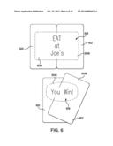 CARD HAVING A FLEXIBLE, DYNAMICALLY CHANGEABLE DISPLAY, A SET OF SUCH     CARDS AND RELATED SYSTEM AND METHOD diagram and image