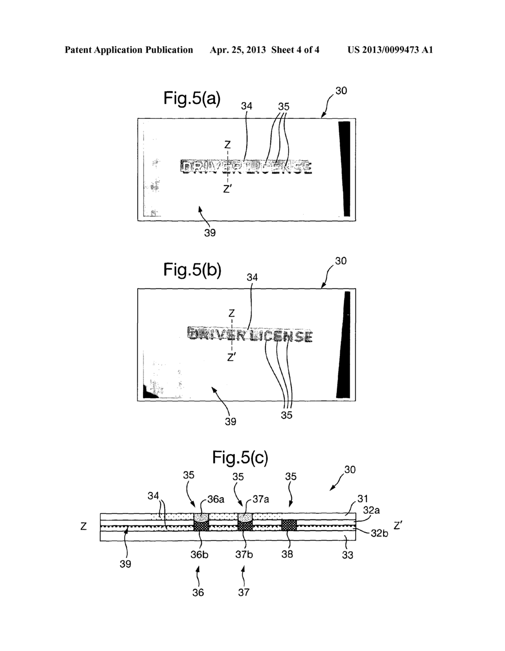 SECURITY ARTICLES COMPRISING SECURITY FEATURES AND METHODS OF MANUFACTURE     THEREOF - diagram, schematic, and image 05