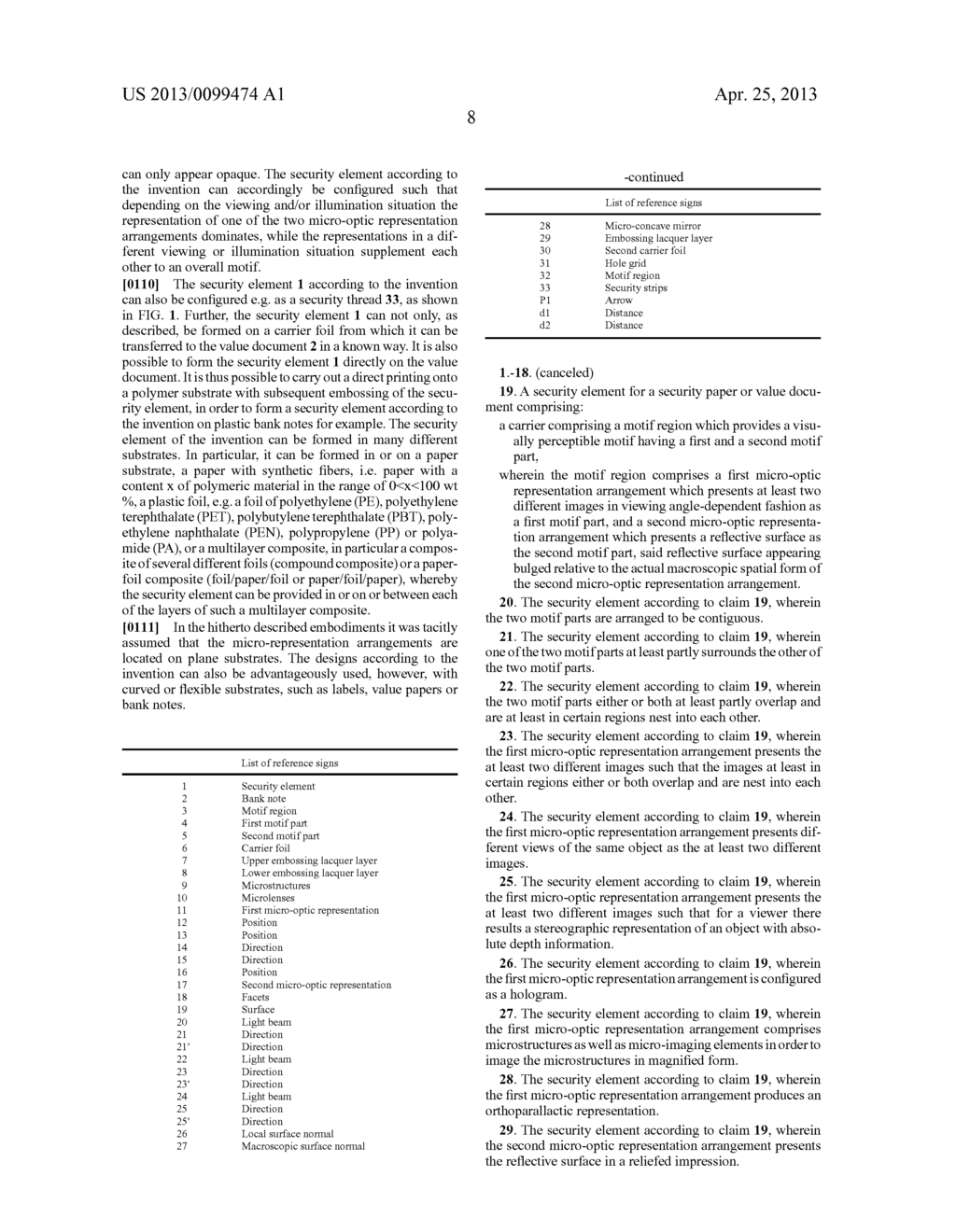 SECURITY ELEMENT AS WELL AS VALUE DOCUMENT HAVING SUCH A SECURITY ELEMENT - diagram, schematic, and image 15