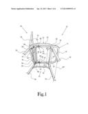 Chair with Improved Back Spring diagram and image