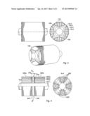 SYNCHRONOUS RELUCTANCE MACHINE USING ROTOR FLUX BARRIERS AS COOLING     CHANNELS diagram and image