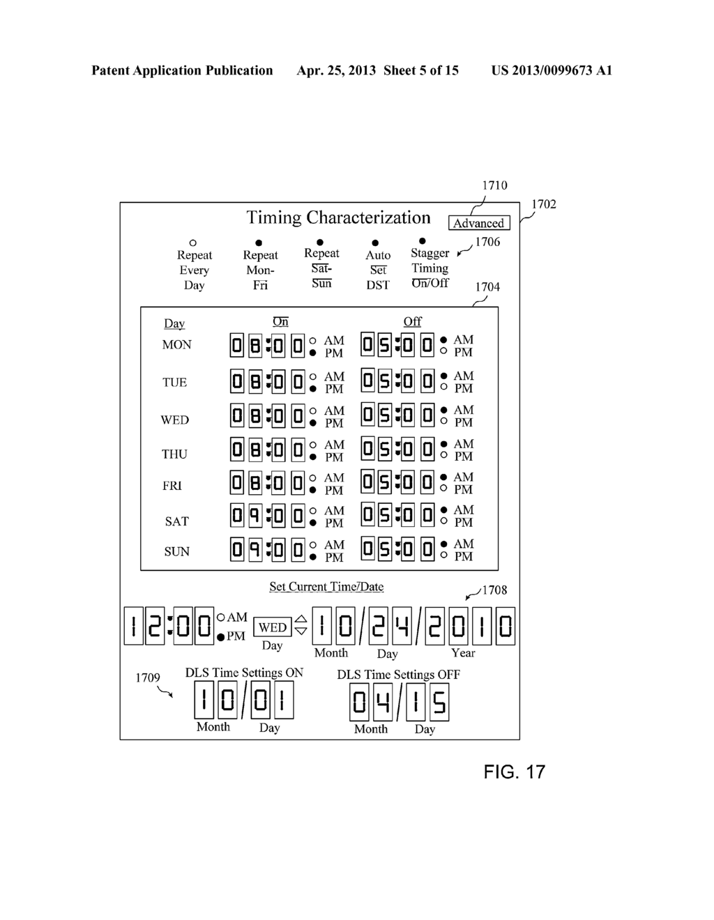 CONFIGURABLE LIGHT TIMER AND A METHOD OF IMPLEMENTING A CONFIGURABLE LIGHT     TIMER - diagram, schematic, and image 06