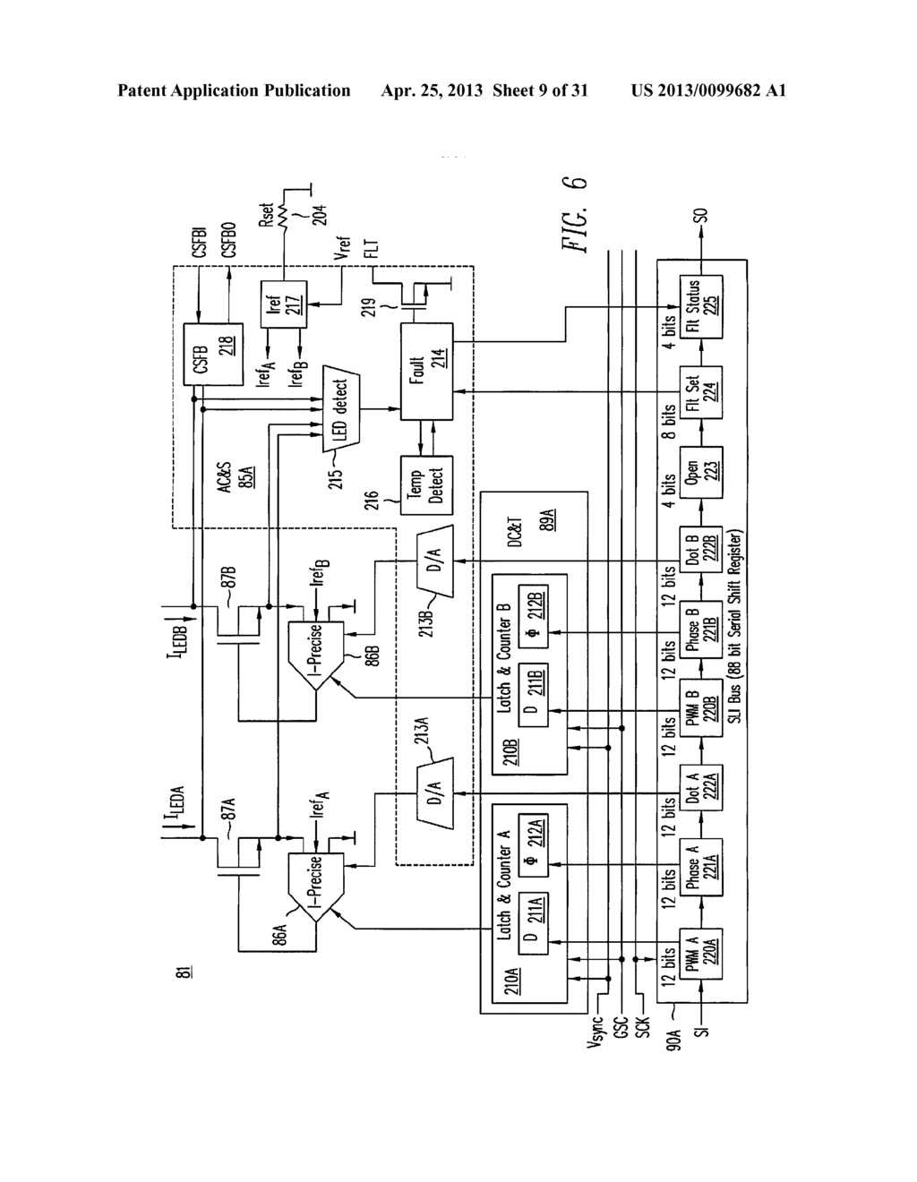 Low Cost LED Driver With Improved Serial Bus - diagram, schematic, and image 10