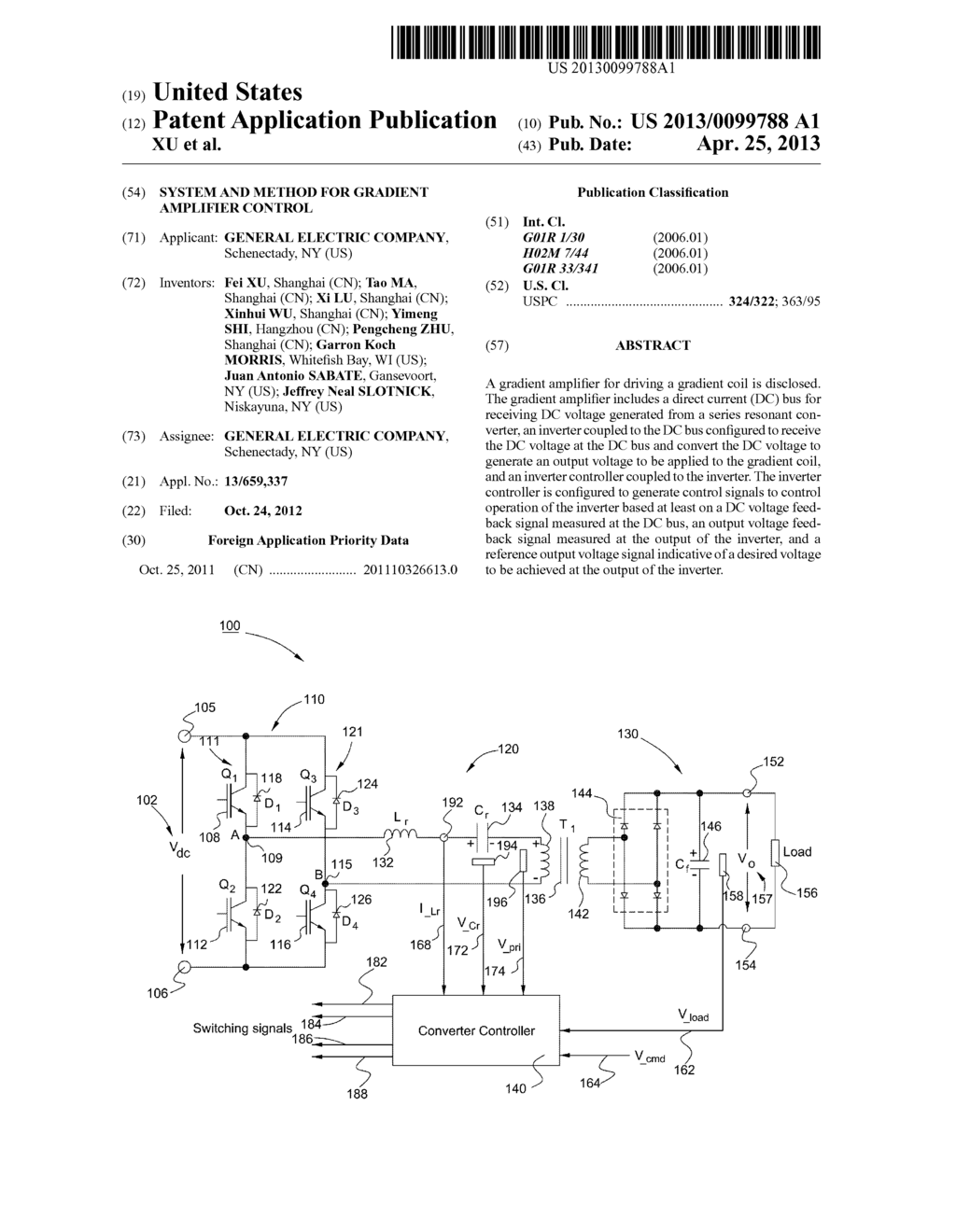 SYSTEM AND METHOD FOR GRADIENT AMPLIFIER CONTROL - diagram, schematic, and image 01