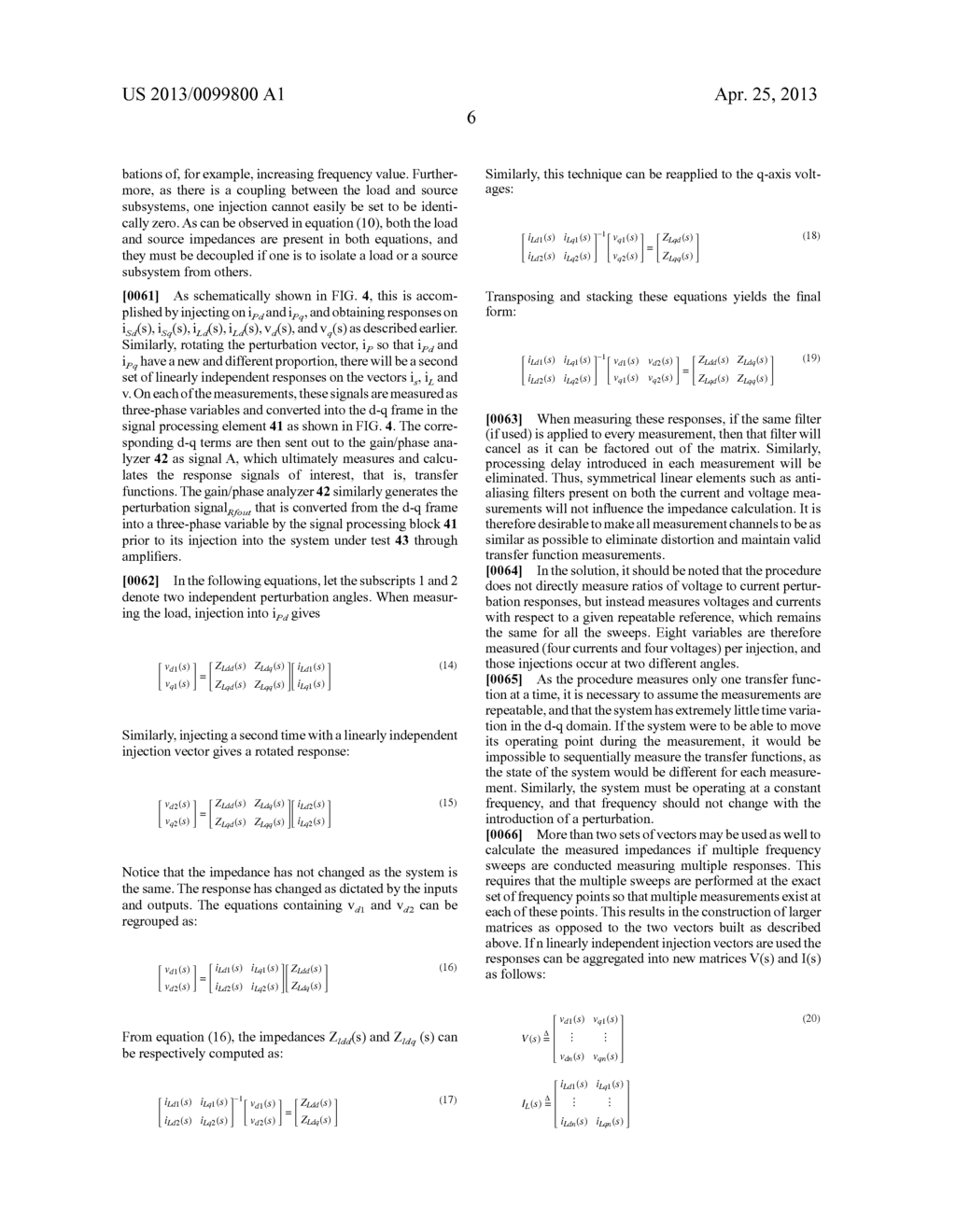 ALGORITHM AND IMPLEMENTATION SYSTEM FOR MEASURING IMPEDANCE IN THE D-Q     DOMAIN - diagram, schematic, and image 15