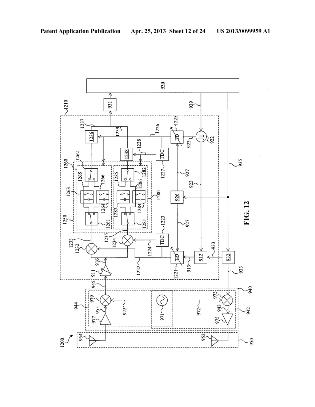 HIGH SPEED HIGH RESOLUTION WIDE RANGE LOW POWER ANALOG CORRELATOR AND     RADAR SENSOR - diagram, schematic, and image 13