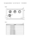 INPUT CONTROL DEVICE, INPUT CONTROL METHOD, AND INPUT CONTROL PROGRAM FOR     CONTROLLING DISPLAY TARGET UPON RECEIVING INPUT ON DISPLAY SCREEN OF     DISPLAY DEVICE diagram and image