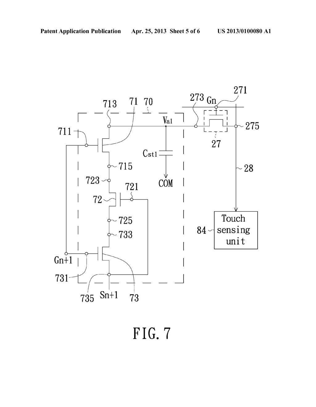 OPTICAL TOUCH CIRCUIT AND LIQUID CRYSTAL DISPLAY DEVICE USING SAME - diagram, schematic, and image 06