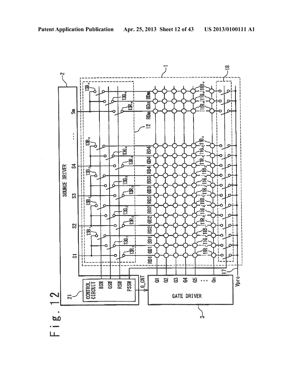 DISPLAY PANEL DRIVE TECHNIQUE FOR REDUCING POWER CONSUMPTION - diagram, schematic, and image 13