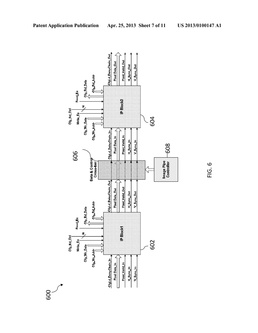 FRAME-BY-FRAME CONTROL OF A DYNAMICALLY RECONFIGURABLE PIPELINED     PRE-PROCESSOR - diagram, schematic, and image 08