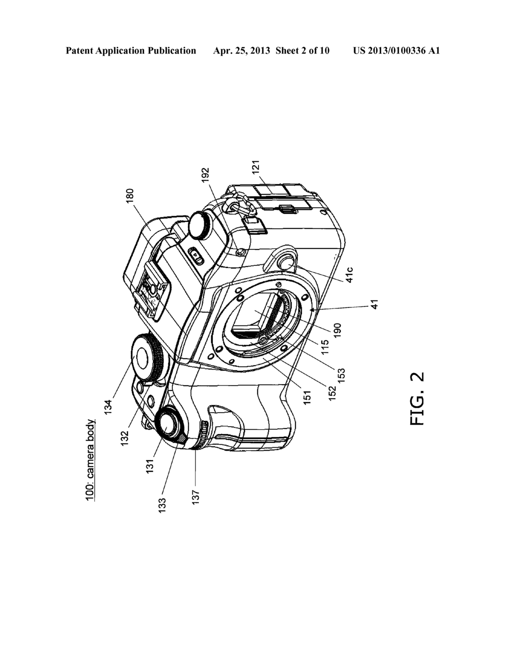 CAMERA SYSTEM AND CAMERA BODY - diagram, schematic, and image 03