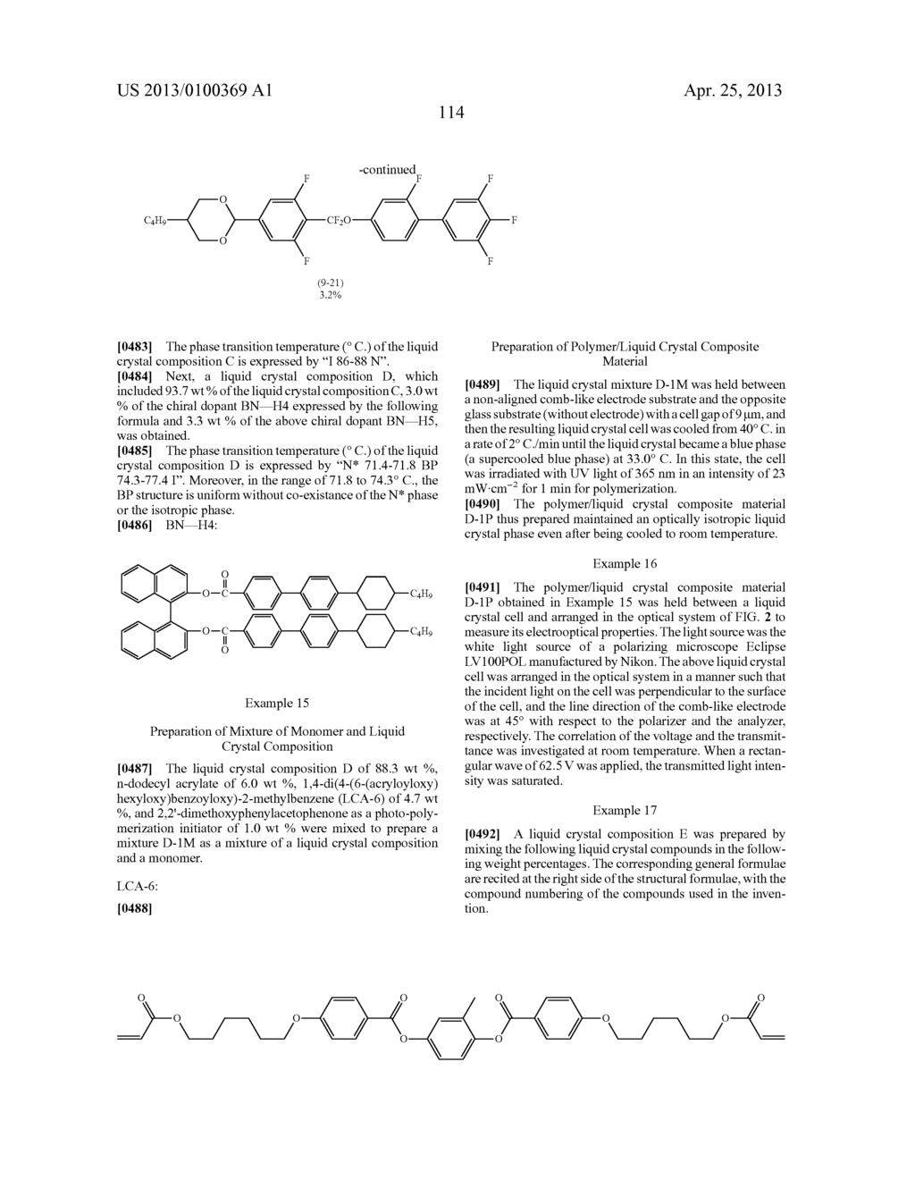 COMPOUND HAVING BRANCHED ALKYL OR BRANCHED ALKENYL, OPTICALLY ISOTROPIC     LIQUID CRYSTAL MEDIUM AND OPTICAL ELEMENT - diagram, schematic, and image 116