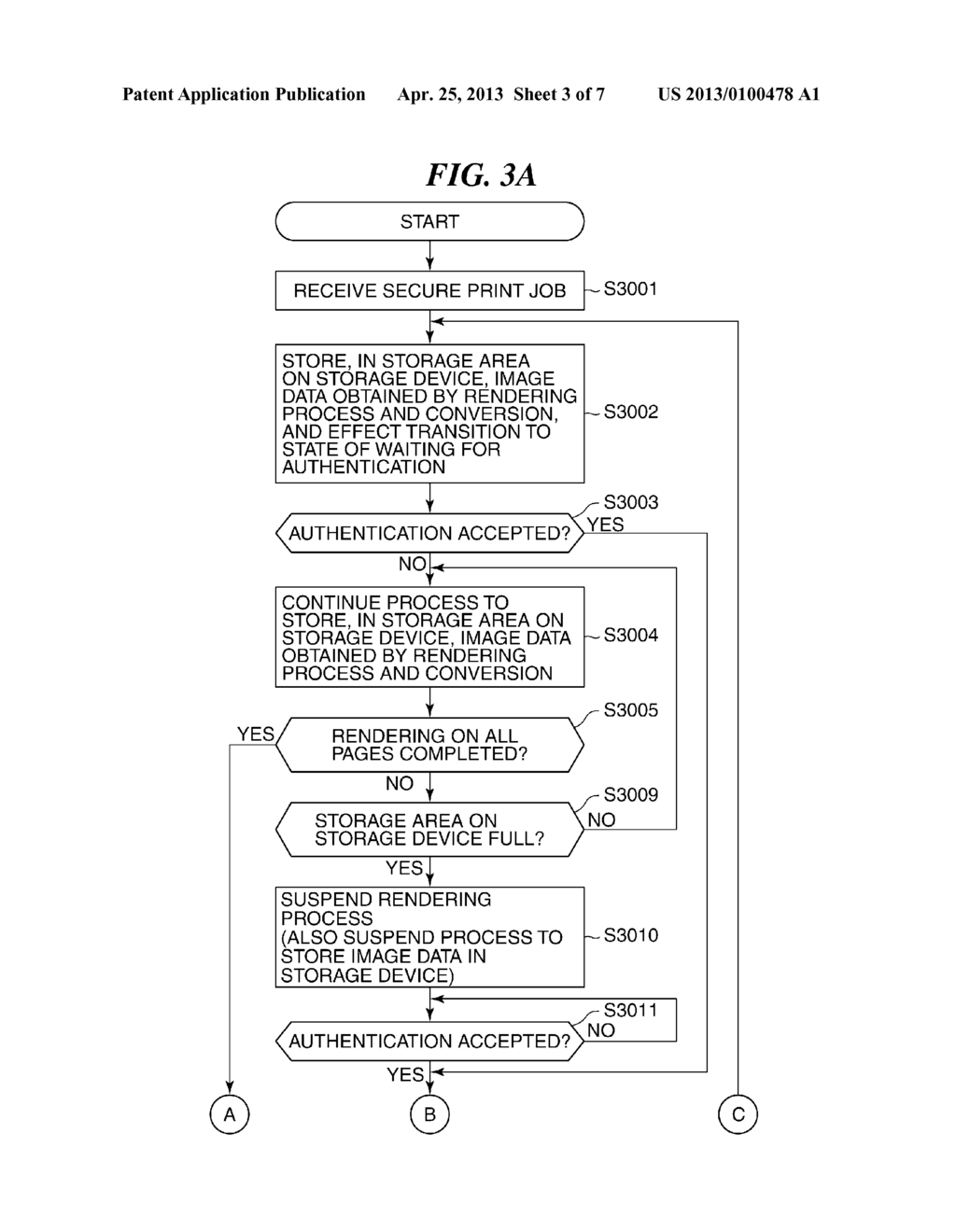 IMAGE PROCESSING APPARATUS HAVING SECURE PRINT FUNCTION, CONTROL METHOD     THEREFOR, AND STORAGE MEDIUM - diagram, schematic, and image 04