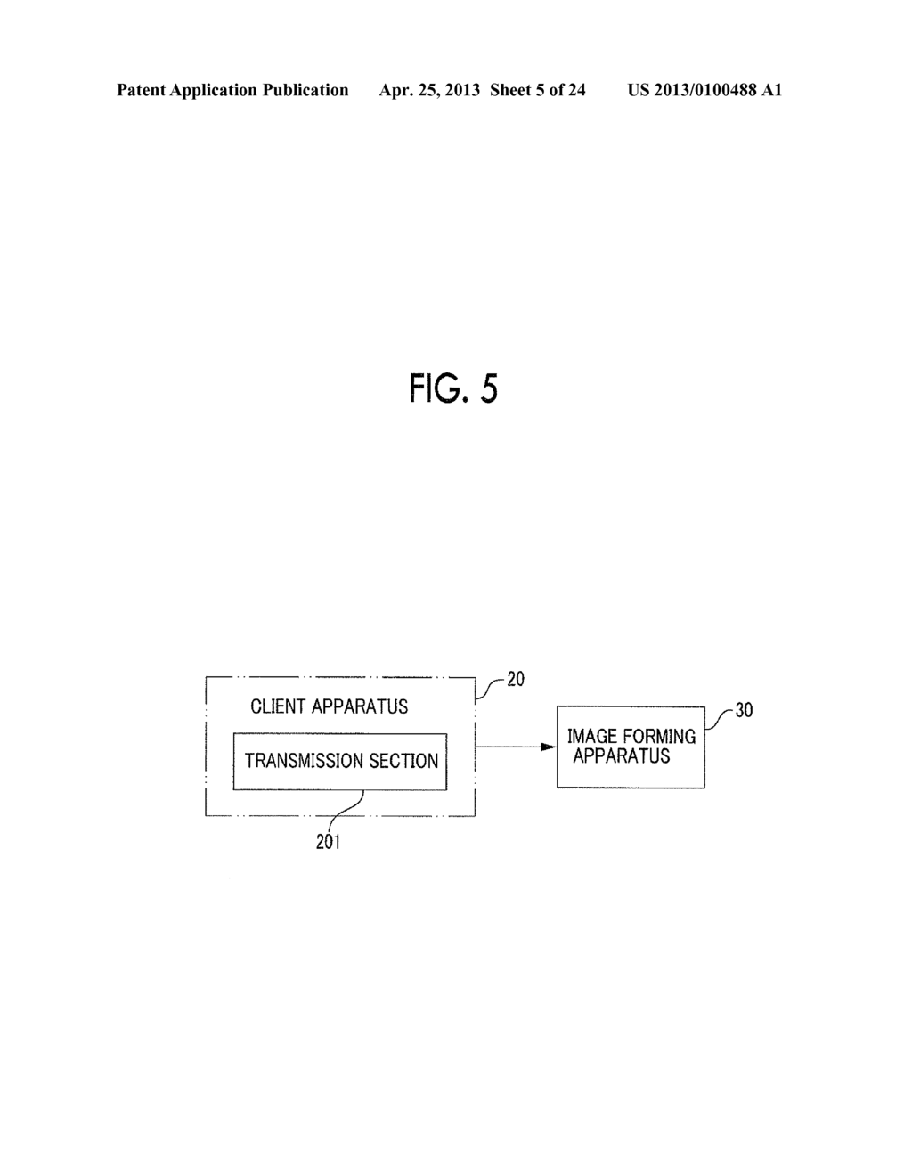 IMAGE FORMING SYSTEM, IMAGE FORMING APPARATUS, TRANSMISSION APPARATUS, AND     NON-TRANSITORY COMPUTER READABLE MEDIUM - diagram, schematic, and image 06