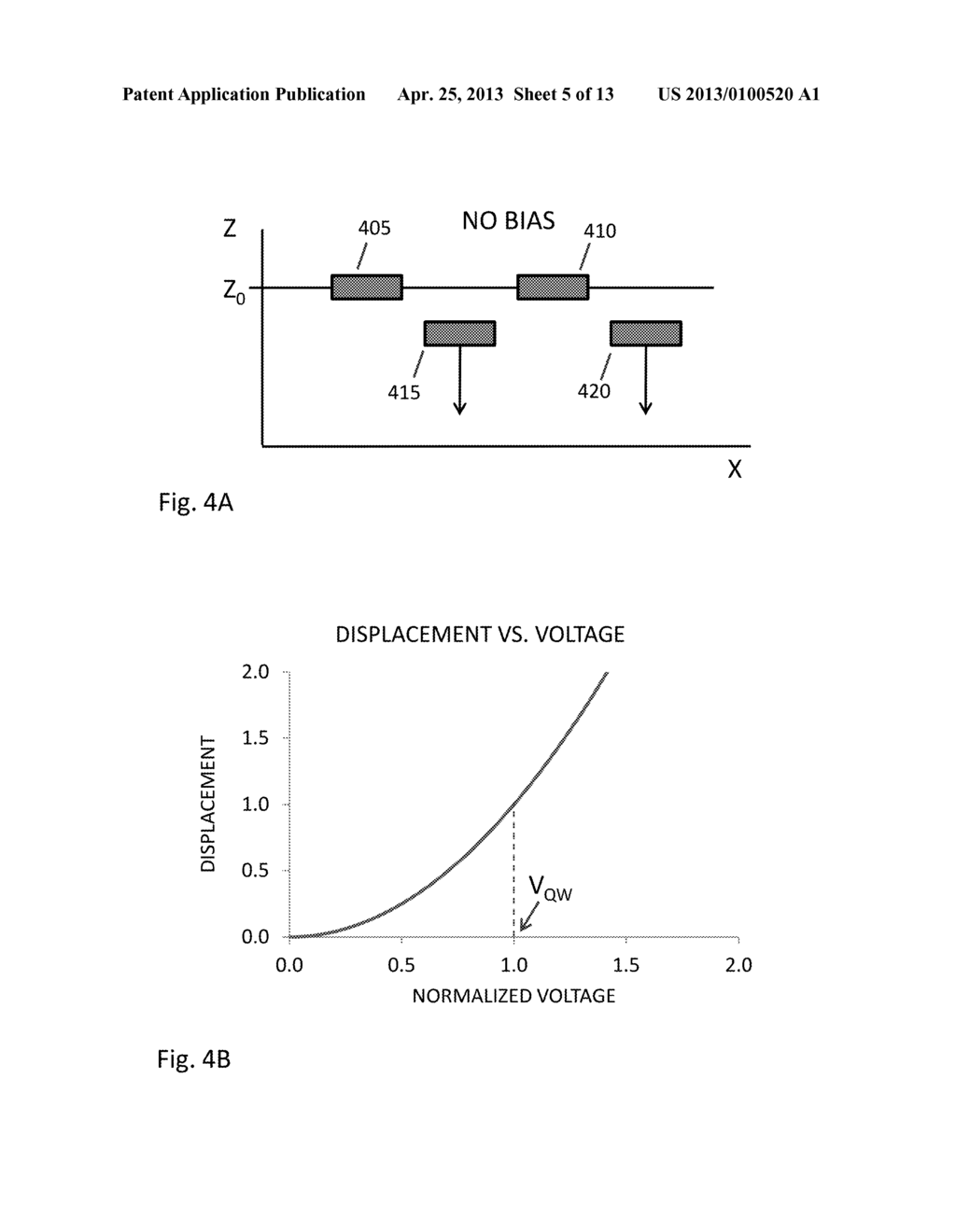 Low voltage drive for MEMS ribbon array light modulators - diagram, schematic, and image 06