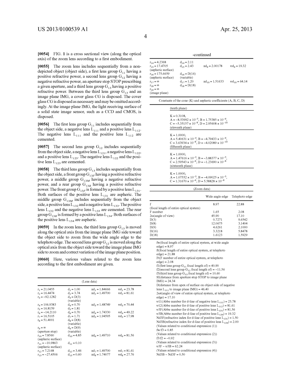 ZOOM LENS - diagram, schematic, and image 21