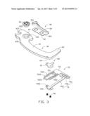 ELECTRONIC DEVICE HAVING ACCESSIABLE TRAY diagram and image