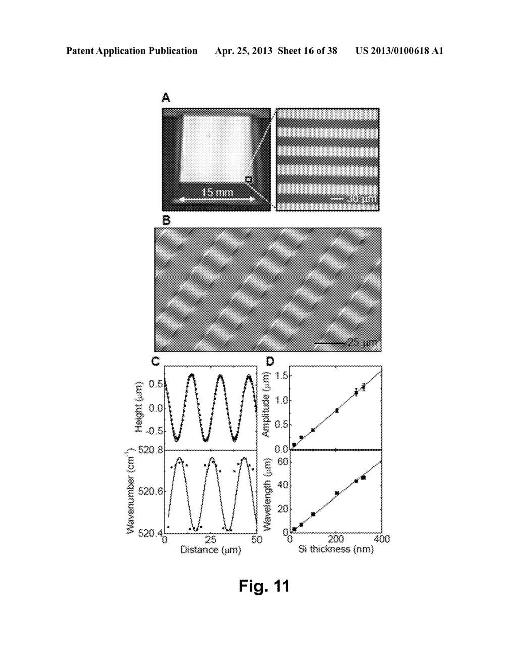 Stretchable Form of Single Crystal Silicon for High Performance     Electronics on Rubber Substrates - diagram, schematic, and image 17