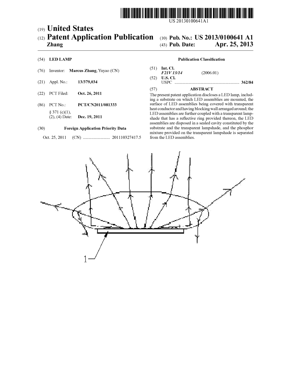 LED Lamp - diagram, schematic, and image 01