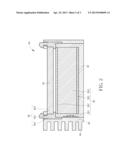 DISPLAY DEVICE WITH HEAT DISSIPATING STRUCTURES AND ELECTRONIC DEVICE     USING THE SAME diagram and image