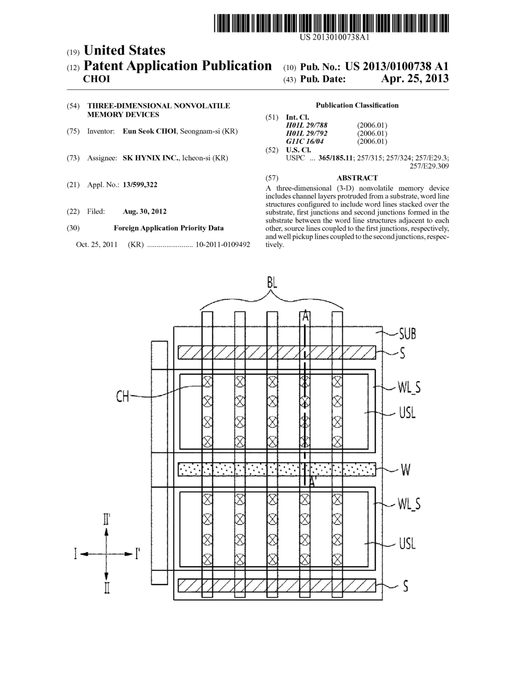 THREE-DIMENSIONAL NONVOLATILE MEMORY DEVICES - diagram, schematic, and image 01