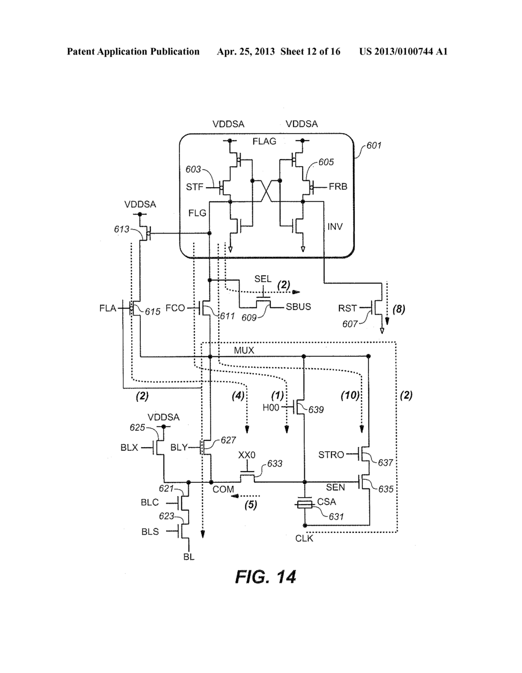 Compact Sense Amplifier for Non-Volatile Memory - diagram, schematic, and image 13