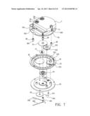 Timer Movement with a Display for World Time Zones diagram and image