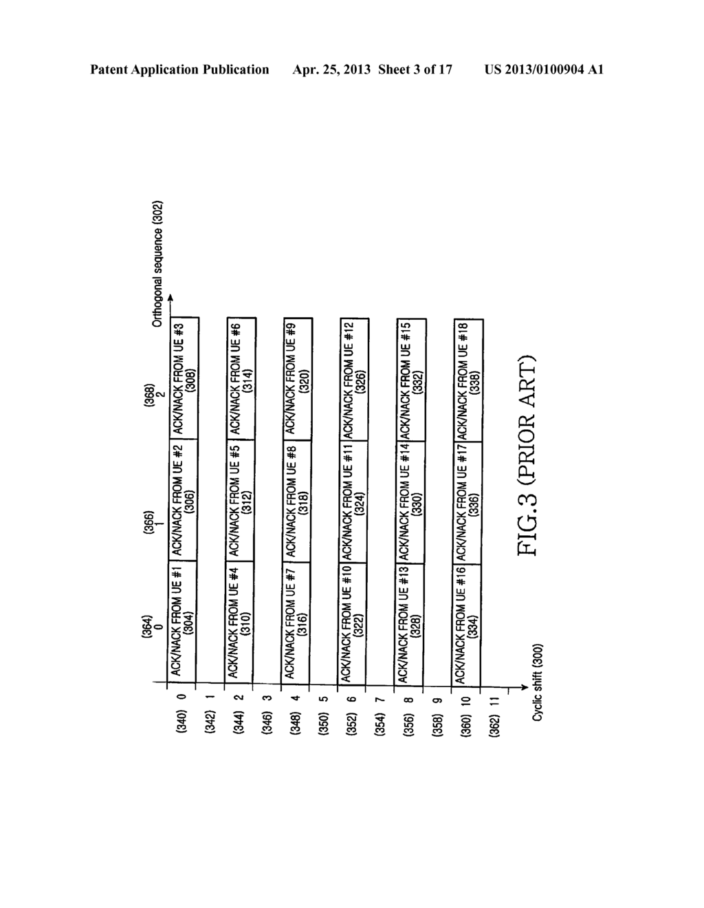 METHOD AND APPARATUS FOR ALLOCATING AND ACQUIRING ACK/NACK RESOURCES IN A     MOBILE COMMUNICATION SYSTEM - diagram, schematic, and image 04