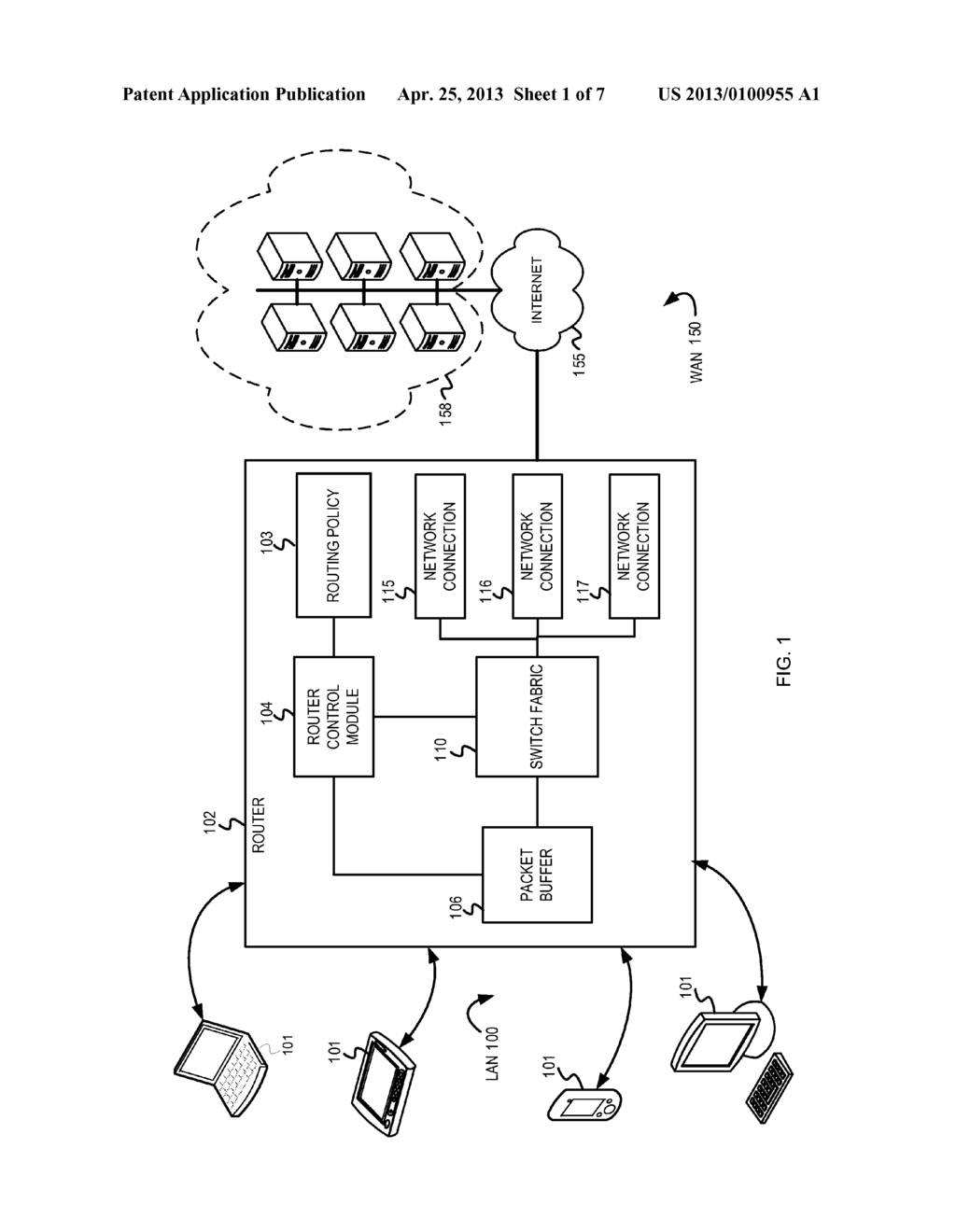 TECHNIQUE FOR PRIORITIZING TRAFFIC AT A ROUTER - diagram, schematic, and image 02