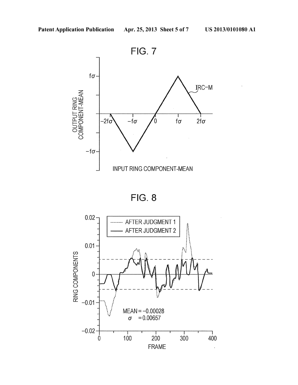 METHOD AND SYSTEM FOR SUBSTANTIALLY REDUCING RING ARTIFACT BASED UPON RING     STATISTICS - diagram, schematic, and image 06