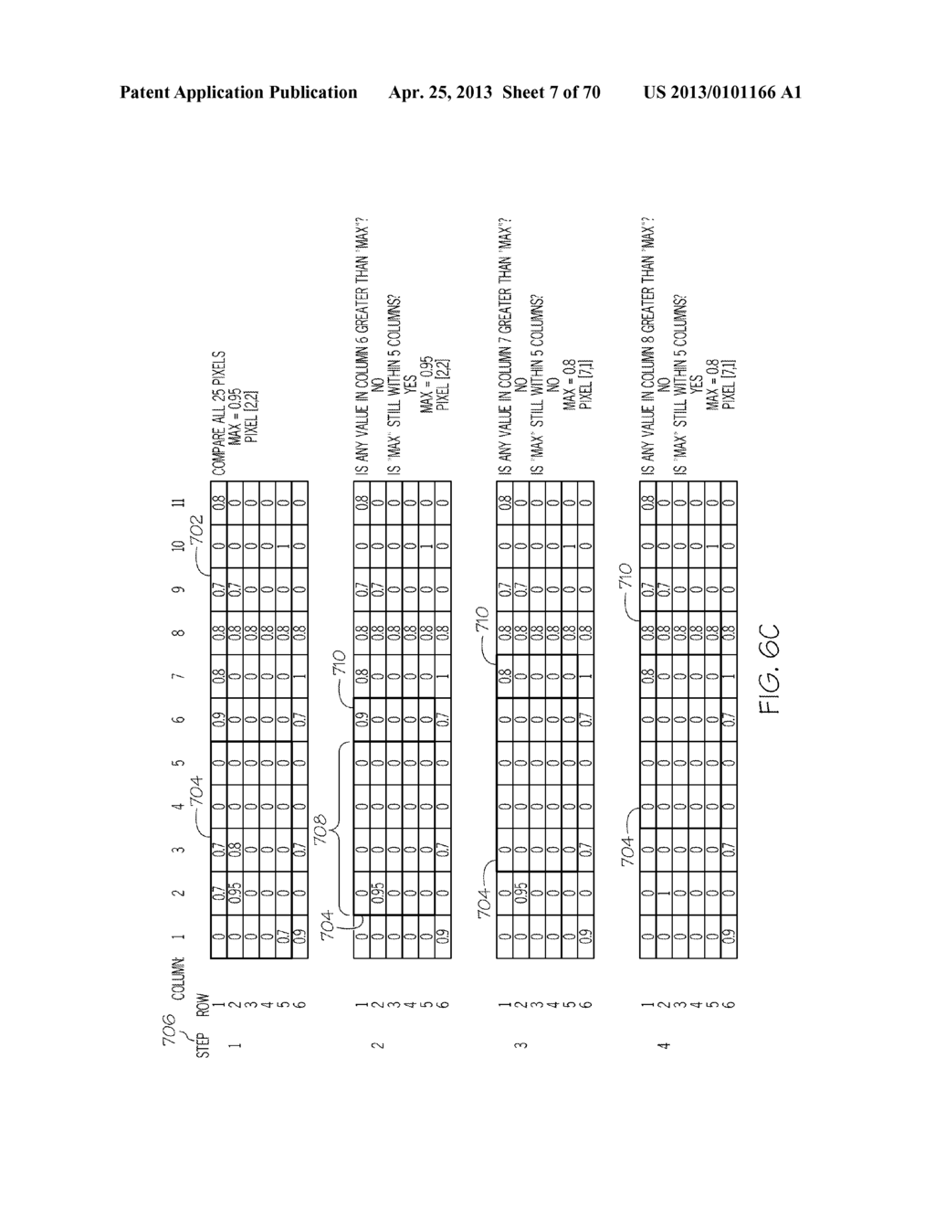 EVALUATING FEATURES IN AN IMAGE POSSIBLY CORRESPONDING TO AN INTERSECTION     OF A PALLET STRINGER AND A PALLET BOARD - diagram, schematic, and image 08