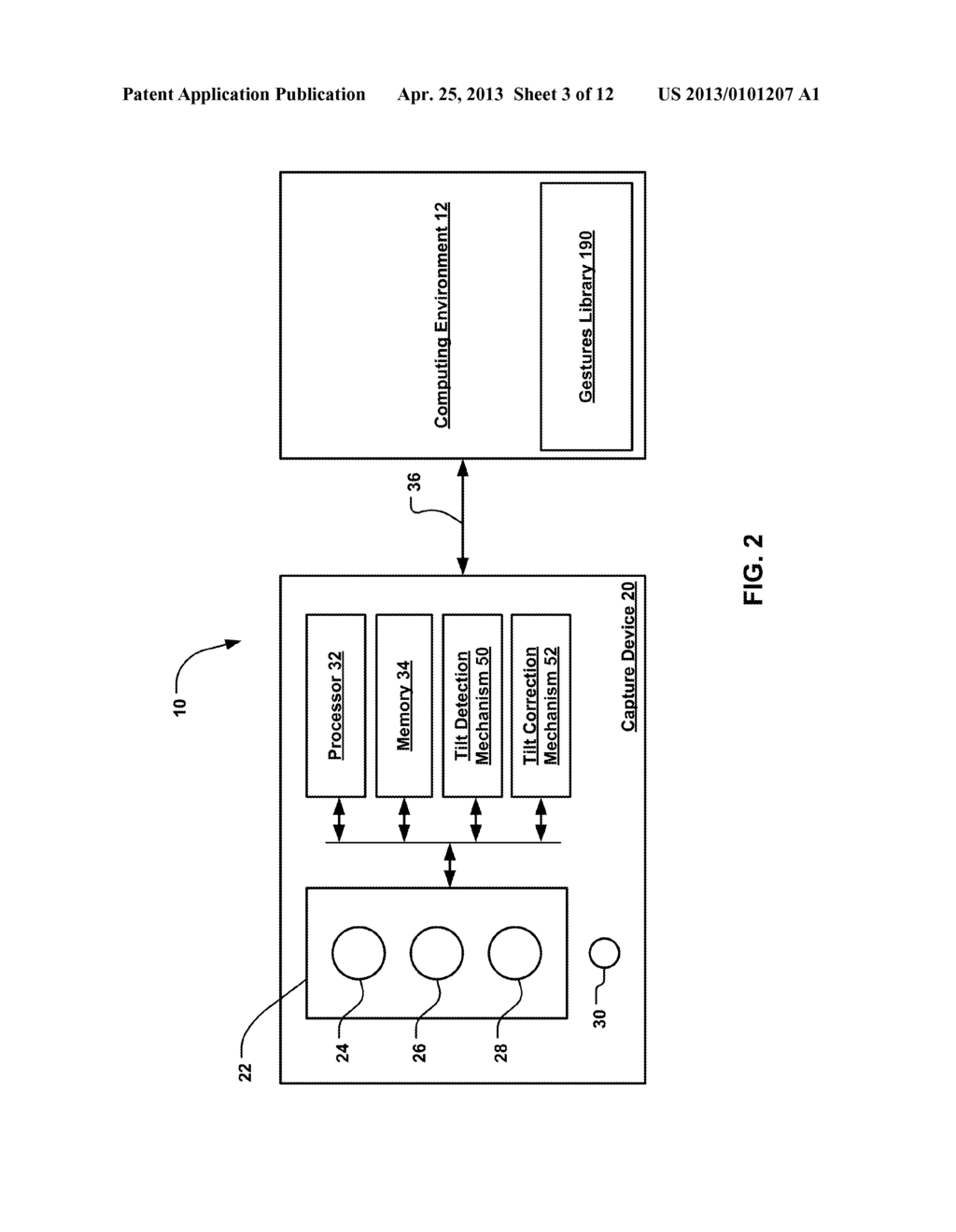 Systems and Methods for Detecting a Tilt Angle from a Depth Image - diagram, schematic, and image 04