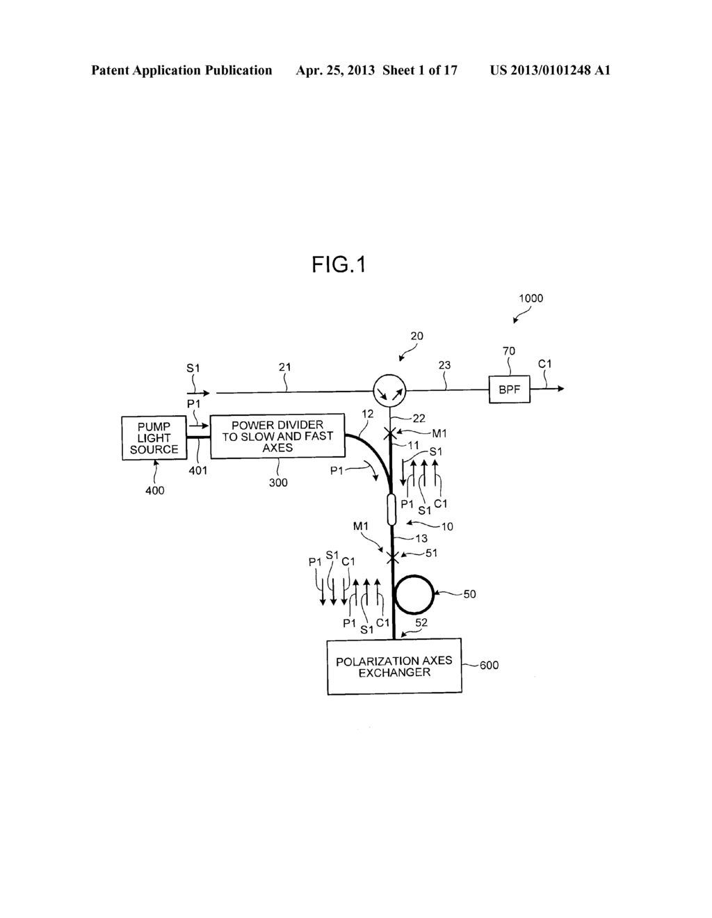 Polarization Independent Wavelength Converter And Polarization Independent     Wavelength Conversion Method - diagram, schematic, and image 02