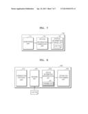 METHOD OF STORING STATUS INFORMATION ABOUT CONTENT REPRODUCING DEVICE, AND     METHOD AND APPARATUS FOR ALLOWING CONTENT TO BE AUTOMATICALLY REPRODUCED     USING THE STATUS INFORMATION diagram and image