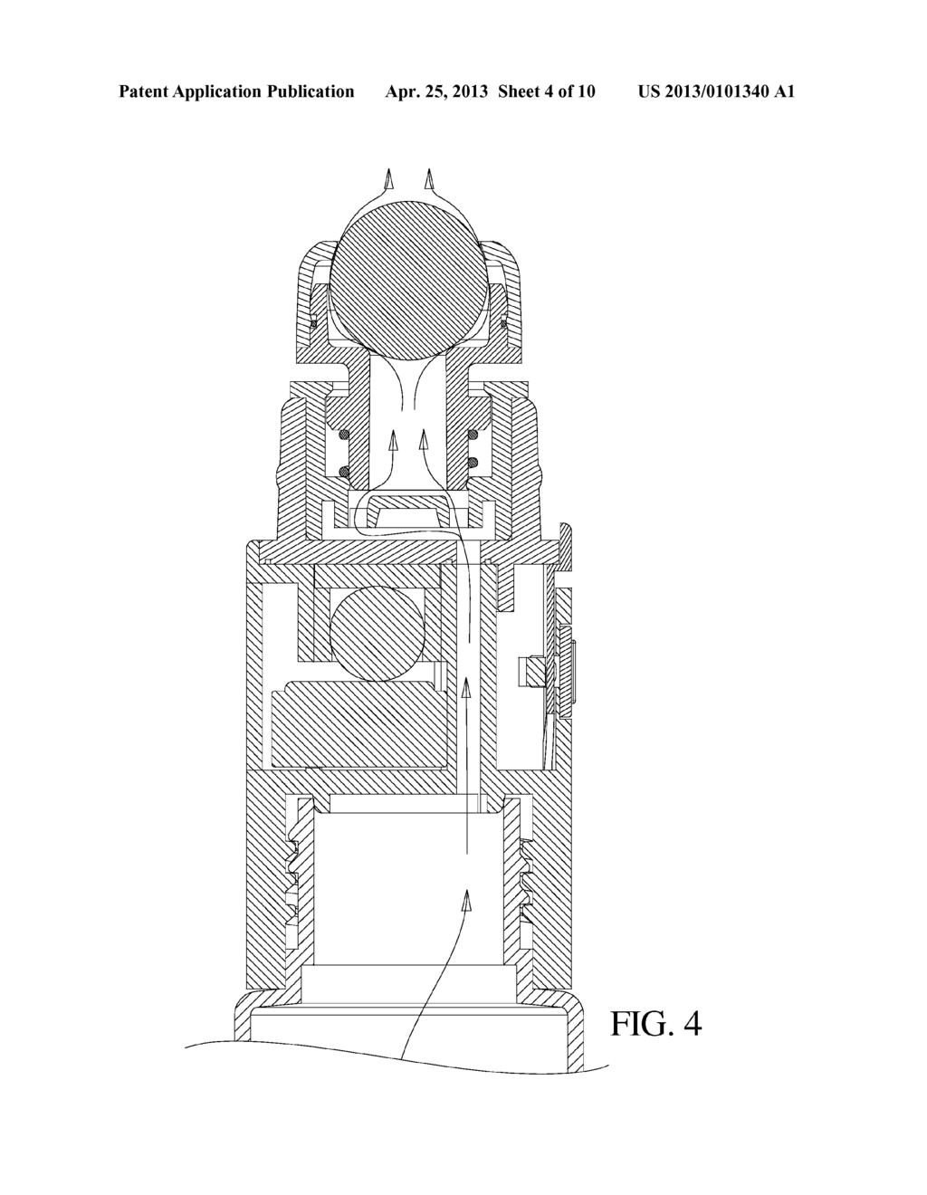 LIQUID DISPENSING MASSAGE DEVICE WITH SWITCH LOCK - diagram, schematic, and image 05