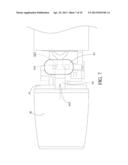 LIQUID DISPENSING MASSAGE DEVICE WITH SWITCH LOCK diagram and image