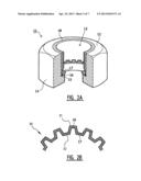 SYSTEM OF FASTENING ELEMENTS DEFINED BY A NUT AND A DRAW BAR; DRAWBAR AND     NUT diagram and image