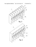 METHOD OF VERIFYING AND IMPROVING THE POSITIONING OF ROD-LIKE ARTICLES IN     TRAYS OR INTERMEDIATE STORES AND A DEVICE ENABLING THE VERIFICATION OF     CORRECT POSITIONING OF ROD-LIKE ARTICLES AND ALIGNING OF THEIR FRONT FACE     IN TRAYS OR INTERMEDIATE STORES diagram and image