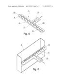 METHOD OF VERIFYING AND IMPROVING THE POSITIONING OF ROD-LIKE ARTICLES IN     TRAYS OR INTERMEDIATE STORES AND A DEVICE ENABLING THE VERIFICATION OF     CORRECT POSITIONING OF ROD-LIKE ARTICLES AND ALIGNING OF THEIR FRONT FACE     IN TRAYS OR INTERMEDIATE STORES diagram and image