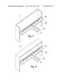 METHOD OF VERIFYING AND IMPROVING THE POSITIONING OF ROD-LIKE ARTICLES IN     TRAYS OR INTERMEDIATE STORES AND A DEVICE ENABLING THE VERIFICATION OF     CORRECT POSITIONING OF ROD-LIKE ARTICLES AND ALIGNING OF THEIR FRONT FACE     IN TRAYS OR INTERMEDIATE STORES diagram and image