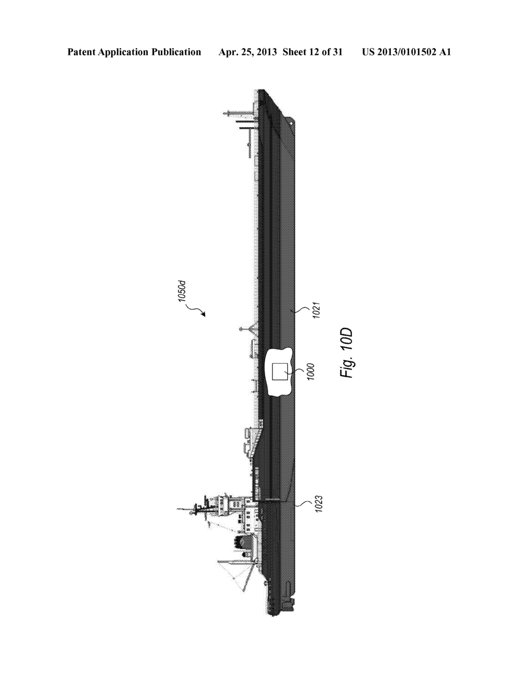 REDUCING AND/OR HARVESTING DRAG ENERGY FROM TRANSPORT VEHICLES, INCLUDING     FOR CHEMICAL REACTORS, AND ASSOCIATED SYSTEMS AND METHODS - diagram, schematic, and image 13