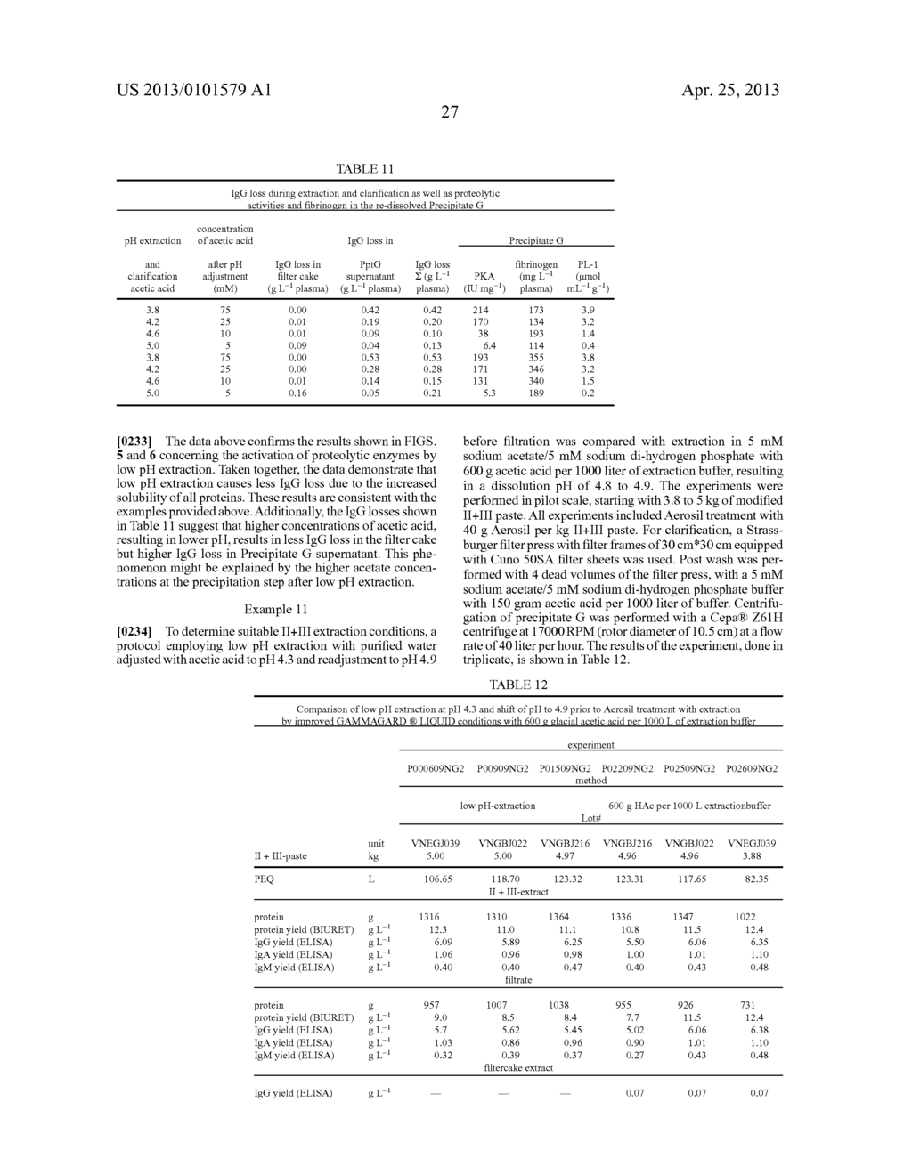 METHOD TO PRODUCE AN IMMUNOGLOBULIN PREPARATION WITH IMPROVED YIELD - diagram, schematic, and image 38