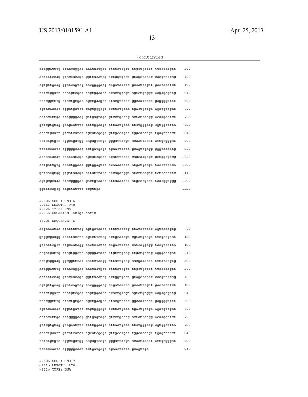 METHODS AND COMPOSITIONS BASED ON SHIGA TOXIN TYPE 1 PROTEIN - diagram, schematic, and image 25